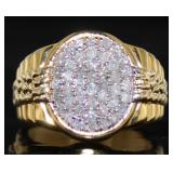 Men's Rolex Style 1.00 ct Diamond Ring