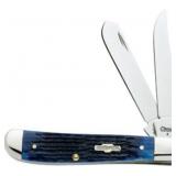 Case XX CA2838 Blue Bone Mini Trapper Knife