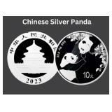 2023 Chinese Silver Panda - 30 g