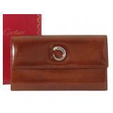 CARTIER Enamel Hook Long Wallet