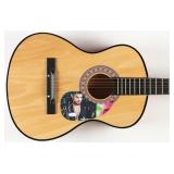 Autographed Adam Lambert Acoustic Guitar