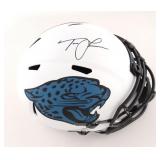 Autographed Trevor Lawrence Jaguars Helmet