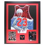 Michael Jordan Custom Framed Jersey