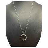 Elegant Round Simple Diamond Necklace