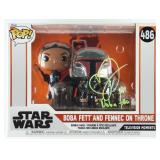 Autographed Star Wars Boba Fett & Fennec Funko Pop