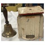 Estate Old Scale And Brass Bell