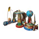 (6) Metal Carnival Toys