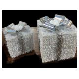 2 Pc Gift Box Decor