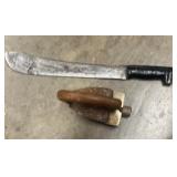 (2)PCS Estate Iron And Knife