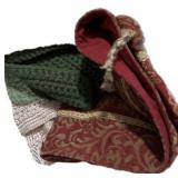 Box Full Doilies, Handmade Hot Pads, Purses