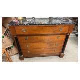 Cherry Marble Top Chest