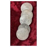 Mixed Date Peace Silver Dollar