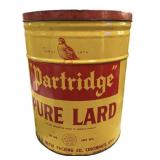 Partridge Lard Can (48 Lbs)