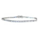 Round Brilliant Diamond Tennis Bracelet