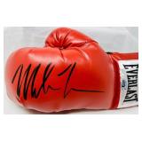 Autographed Mike Tyson Red Boxing Glove