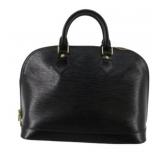 Louis Vuitton Epi Alma Black Leather Hand Bag