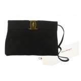 Salvatore Ferragamo Black 2 Way Shoulder Bag