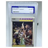 Vintage 1987 Fleer #1 Kareem A. Jabbar Card