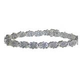 Elegant 1.00 ct Diamond Designer Bracelet