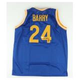 Autographed Rick Barry Jersey