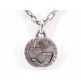 Gucci Interlocking G silver Necklace