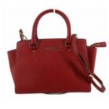 Michael Kors Red Leather 2 Way Shoulder Bag