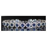 Stunning 17.55 ct Sapphire Designer Bracelet