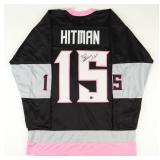 Autographed Bret "Hitman" Hart Jersey