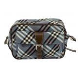 Burberry Blue Nova Check Shoulder Bag