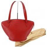 Louis Vuitton Saint Jacques Red Shopping Tote