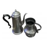 Vintage Zinn  Bleifrei Pitcher & Pewter Coffee