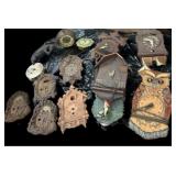Collection of Coo Coo Clocks-Sold For Parts