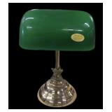 Brass Bankers Lamp
