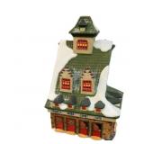 Dept 56 North Pole Series Lighted Reindeer Barn