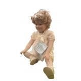Danbury Mint 11 " Sitting Shirley Temple