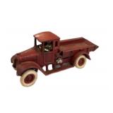 10.5 " Red Cast Iron Dump Truck