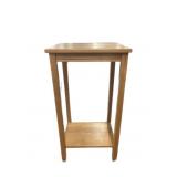 Single light wood stand