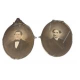Metal Framed Oval Portraits