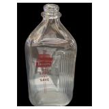 (2) United Dairy Farmers Milk Bottles