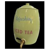 Huge Ceramic  Iced Tea Dispenser