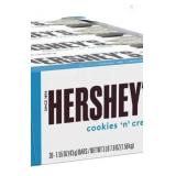 (36) Hershey Cookies & Crème Candy Bars Retail