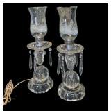 Pair Tear Drop Lamps