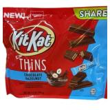 (2) Bags 7.2 Oz Each Chocolate Hazel Nut Kit-Kats