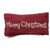 Beautiful 24 x 12 " Cotton Punch Hook  Merry