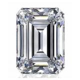 Emerald Cut 3.20 Carat VS2 Lab Diamond