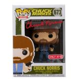 Autographed Chuck Norris Funko Pop