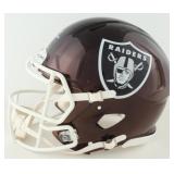 Autographed Josh Jacobs Raiders Helmet