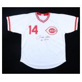 Autographed Pete Rose Hit King Jersey