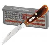 Case XX Amber Bone Sway Back Knife 17894