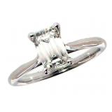 14k Gold 1.69 ct Emerald Cut VS1 Lab Diamond Ring